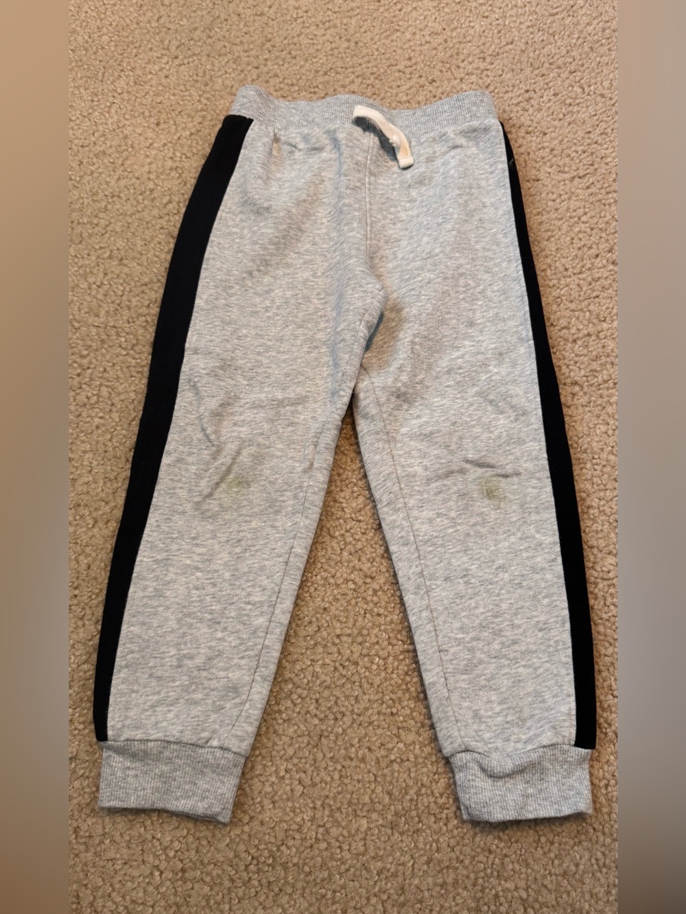 The Children's Place Gray Joggers with Black Side Stripes